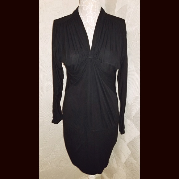 bcbg black mini dress
